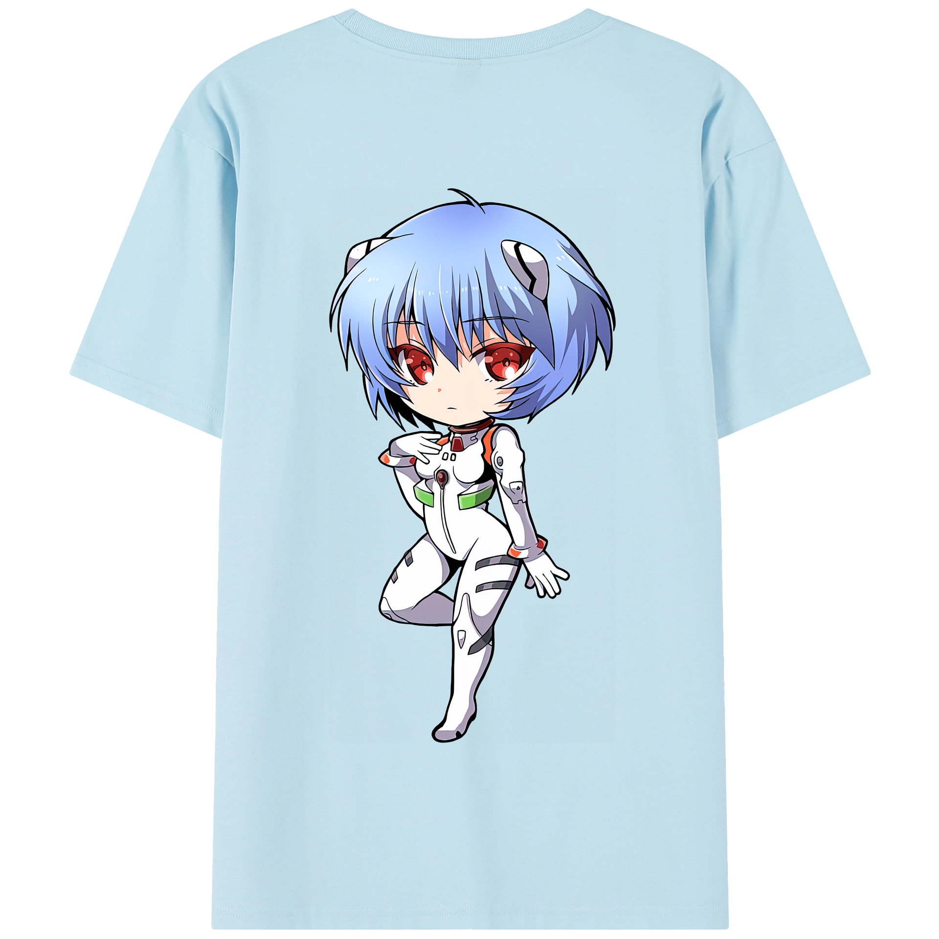 （画像用） EVA 新世紀エヴァンゲリオン 綿100％半袖Tシャツ（背面プリント）